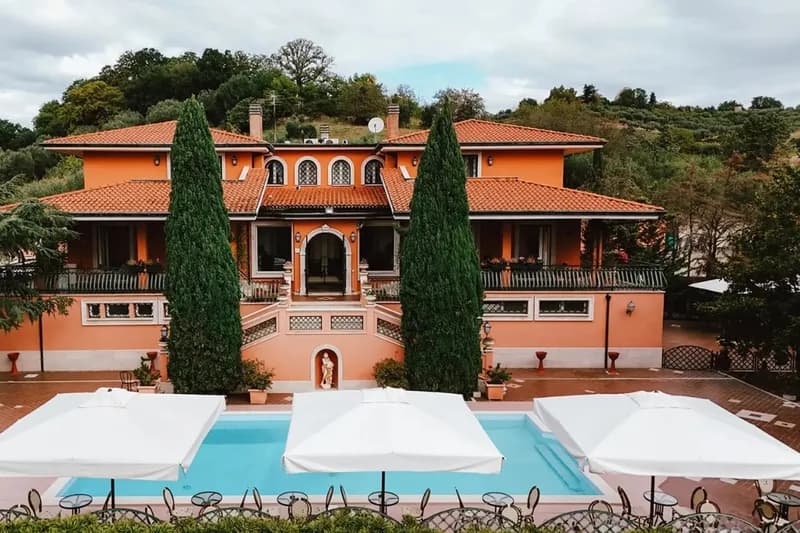 Facciata di Villa Vertigo